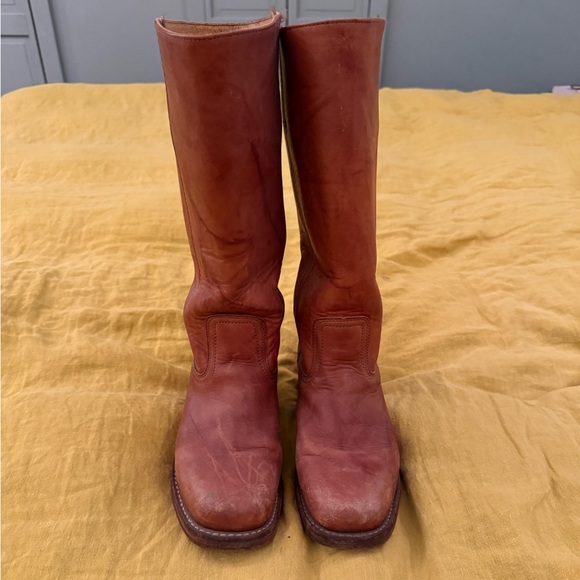 Shoes - Brown Leather Frye Boots campus